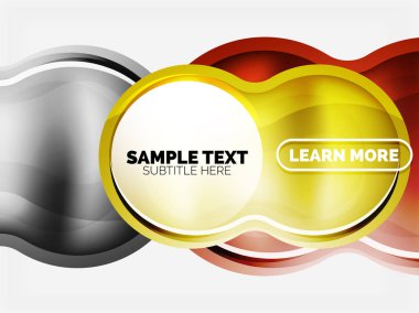 Cam veya plastik yüksek teknoloji kabarcık arka plan