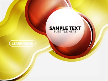 Cam veya plastik yüksek teknoloji kabarcık arka plan