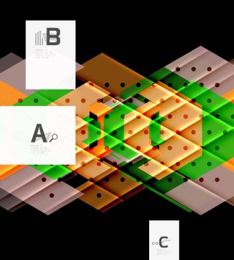 renkli soyut şekiller arka plan