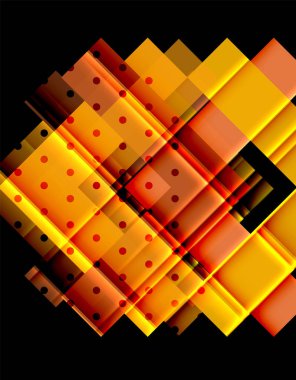 Siyah arka plan üzerinde renkli oklar