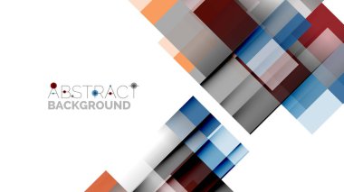 İş tanıtımı geometrik şablonu