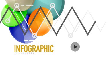 Modern geometrik sunum arka plan