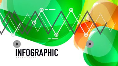Modern geometrik sunum arka plan