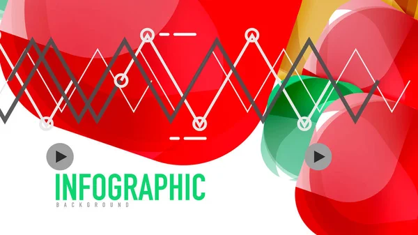 Moderne geometrische presentatie achtergrond — Stockvector