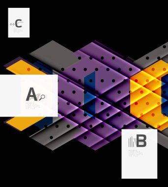 renkli soyut şekiller arka plan