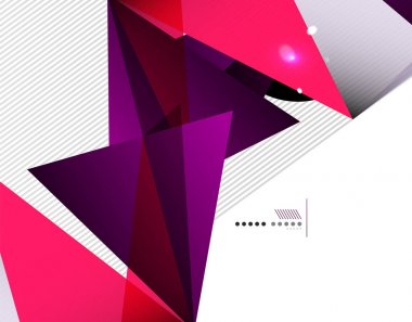 Geometrik soyut üçgen arka plan