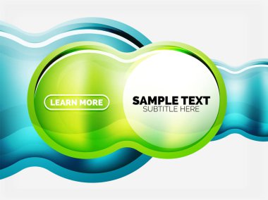 Cam veya plastik yüksek teknoloji kabarcık arka plan