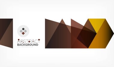 Geometrik poligonal vektör arka plan