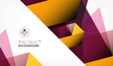 Geometrik poligonal vektör arka plan