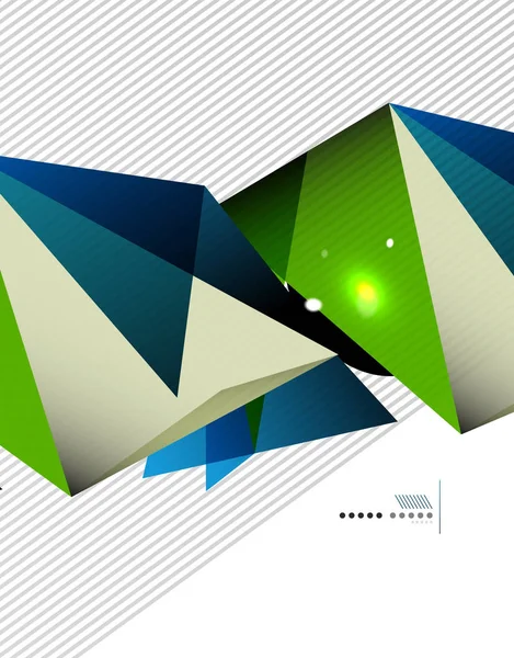 Geometrische abstrakte Dreieck Hintergrund — Stockvektor