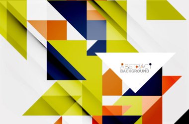 Üçgen desen tasarım arka plan