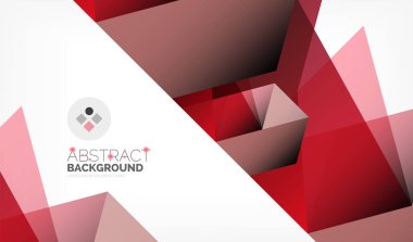 Geometrik poligonal vektör arka plan