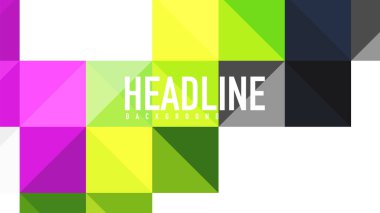 Modern geometrik sunum arka plan