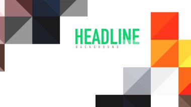 Modern geometrik sunum arka plan