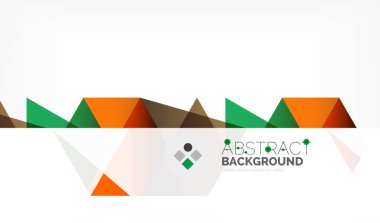 Geometrik poligonal vektör arka plan