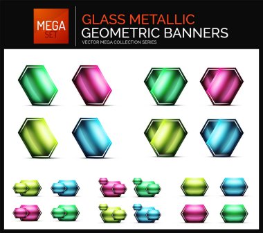 Parlak geometrik parlak cam geometrik Satılık düğmeleri mega toplama