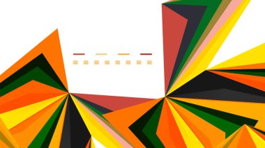 Modern üçgen sunu şablonu