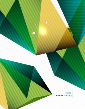 Geometrik soyut üçgen arka plan