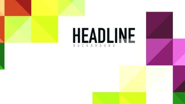 Modern geometrik sunum arka plan