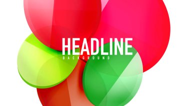 Modern geometrik sunum arka plan