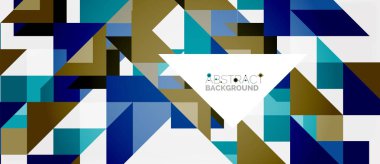 Üçgen desen tasarım arka plan