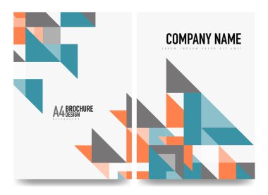 İş broşürü kapak düzeni, el ilanı a4 şablonu