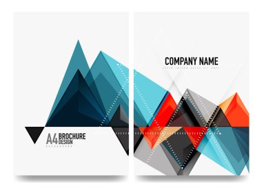 İş broşürü kapak düzeni, el ilanı a4 şablonu