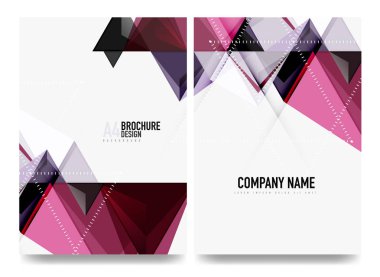 İş broşürü kapak düzeni, el ilanı a4 şablonu