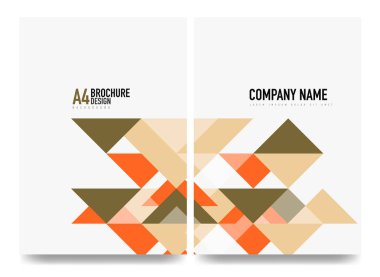 İş broşürü kapak düzeni, el ilanı a4 şablonu