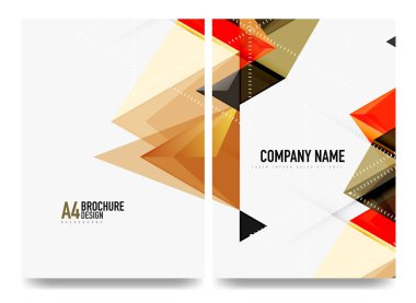 İş broşürü kapak düzeni, el ilanı a4 şablonu