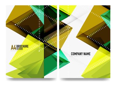 İş broşürü kapak düzeni, el ilanı a4 şablonu