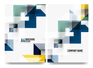 İş broşürü kapak düzeni, el ilanı a4 şablonu