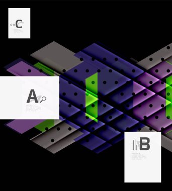 renkli soyut şekiller arka plan