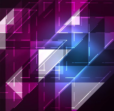 Kozmik elektrikli arka plan parlak parlayan pleksus elektrik darbeleri ile