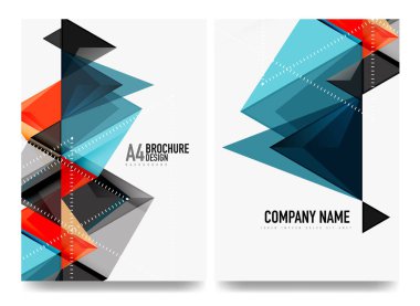 İş broşürü kapak düzeni, el ilanı a4 şablonu