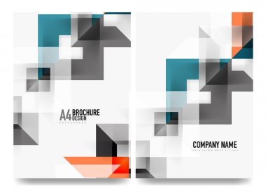 İş broşürü kapak düzeni, el ilanı a4 şablonu