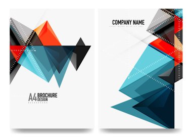 İş broşürü kapak düzeni, el ilanı a4 şablonu