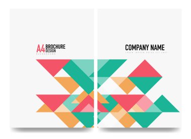 İş broşürü kapak düzeni, el ilanı a4 şablonu