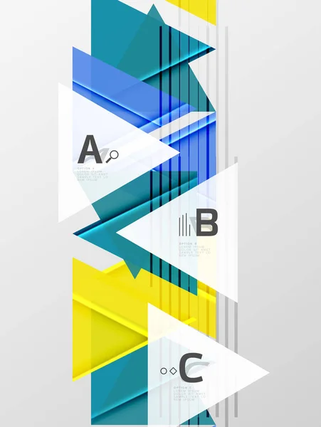 Kleurrijke abstracte vormen achtergrond — Stockvector