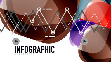 Modern geometrik sunum arka plan