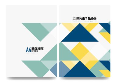 İş broşürü kapak düzeni, el ilanı a4 şablonu