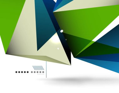 Geometrik soyut üçgen arka plan