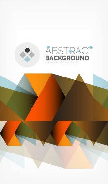 Geometrik poligonal vektör arka plan