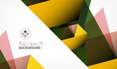 Geometrik poligonal vektör arka plan