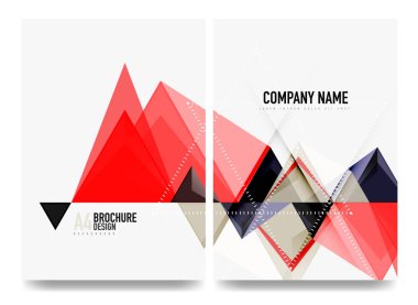 İş broşürü kapak düzeni, el ilanı a4 şablonu