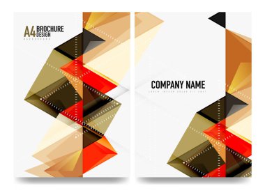 İş broşürü kapak düzeni, el ilanı a4 şablonu