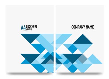 İş broşürü kapak düzeni, el ilanı a4 şablonu