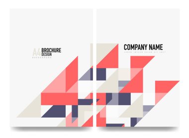 İş broşürü kapak düzeni, el ilanı a4 şablonu