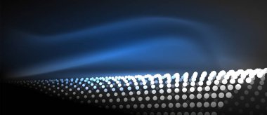 Neon ışık efektleri, parçacıklar