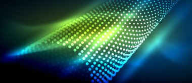 Neon ışık efektleri, parçacıklar